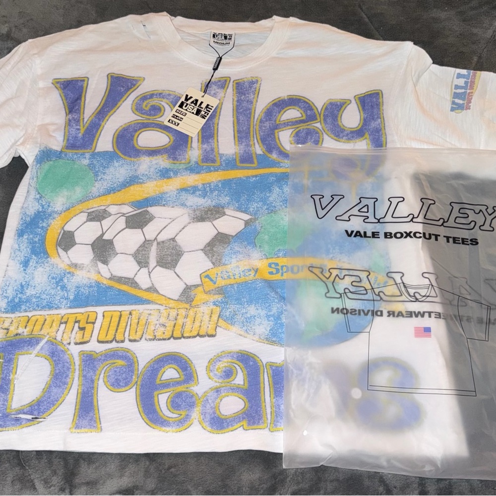 Vale Forever- Valley Sports Division Graphic Tee - New w/ Tag & Bag - Size M
